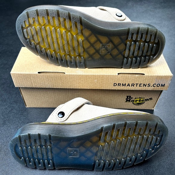 Dr Martens Carlson Suede Mules Clogs Mens Size‎ 6 Slingback Casual Slip On NEW - Picture 5 of 7